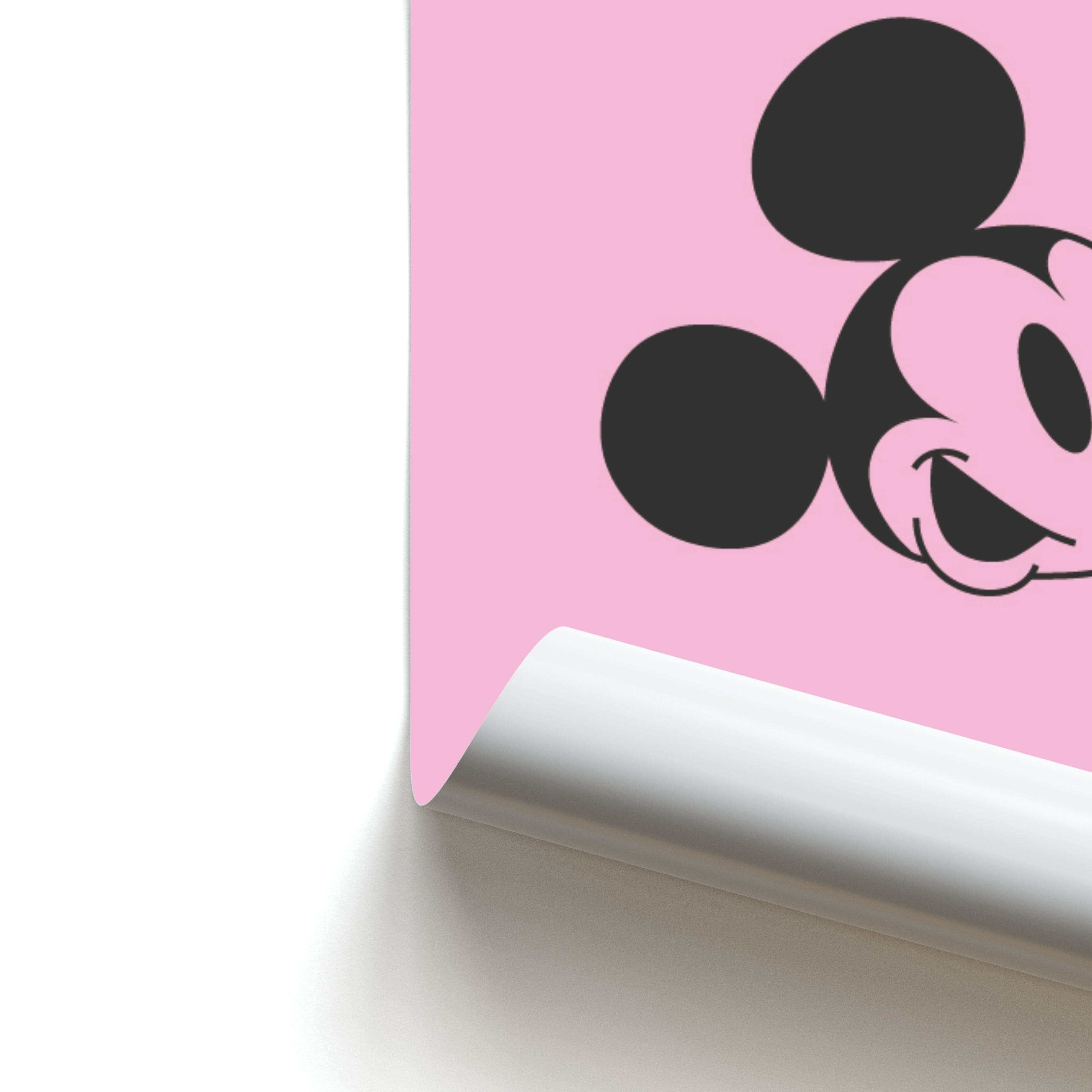 Pink Mickey Poster