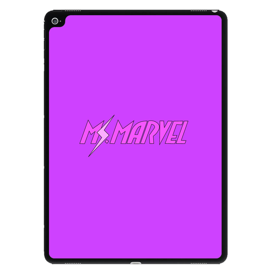 Ms Marvel Pink Lightning iPad Case