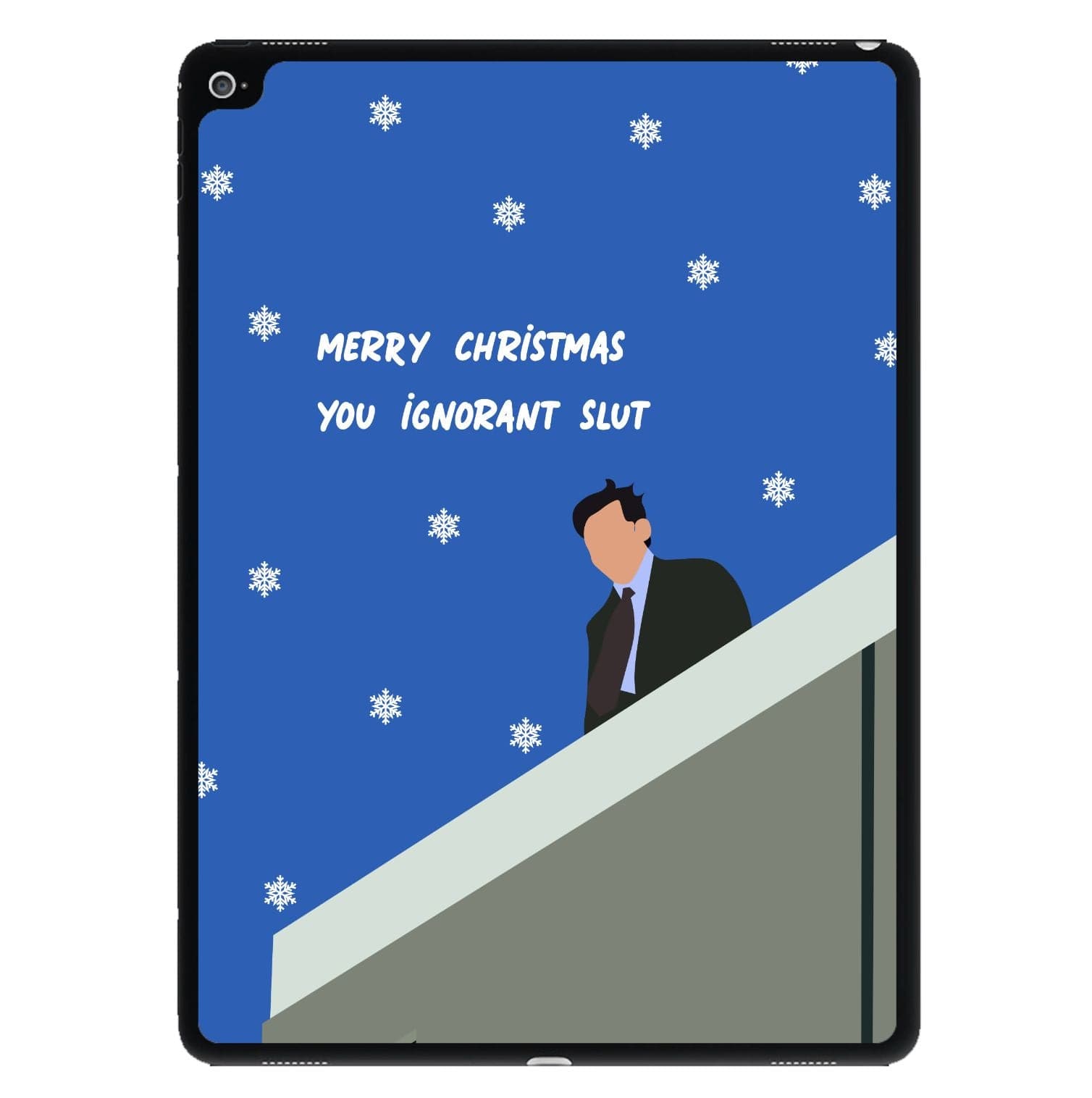 Merry Christmas You Ignorant Slut iPad Case