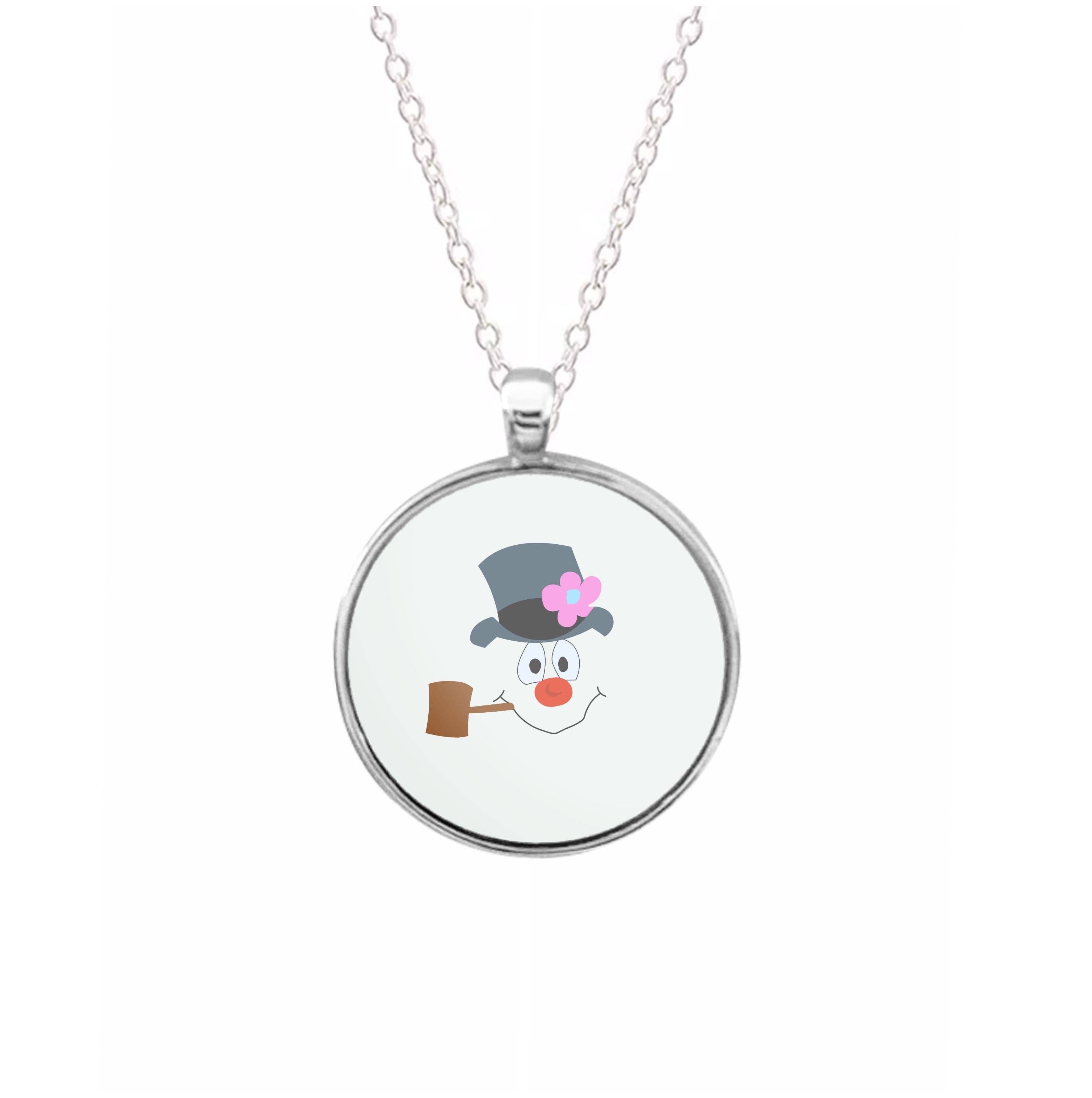 Pipe - Snowman Necklace