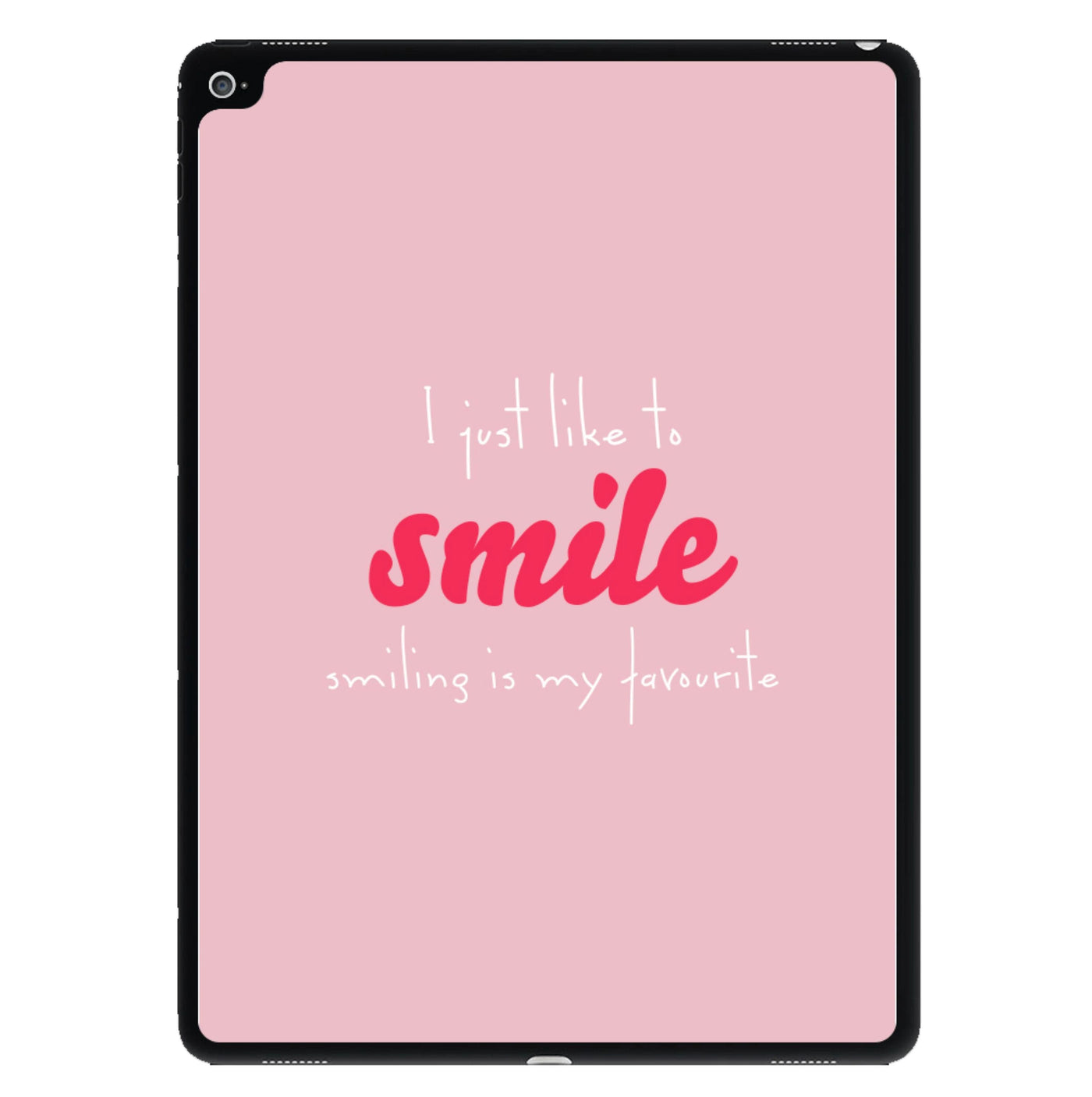 I Just Like To Smile - Elf iPad Case