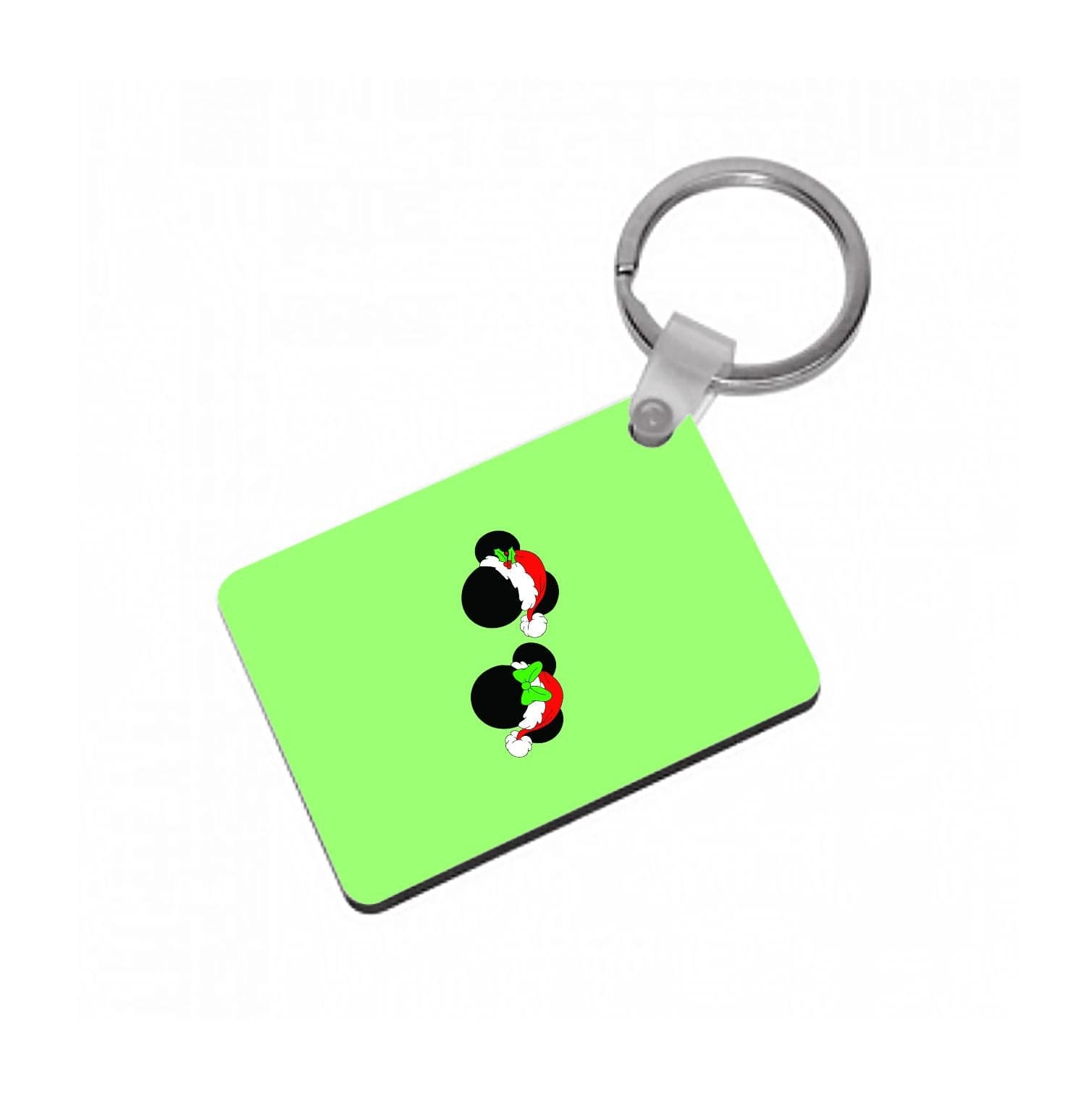 Festive Mice Christmas Keyring