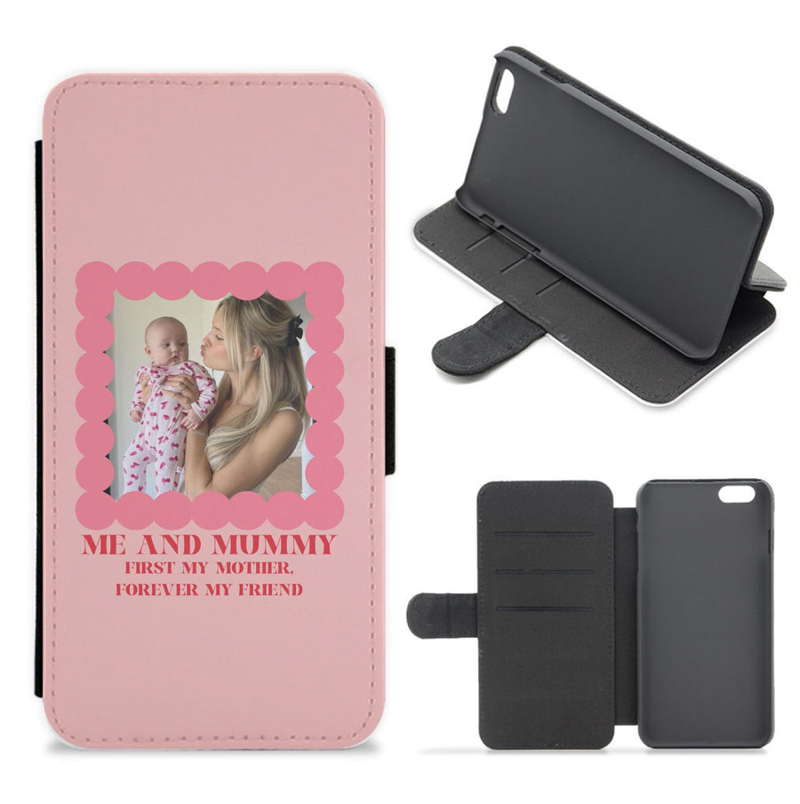 Me And Mummy - Personalised Mother's Day Flip / Wallet Phone Case
