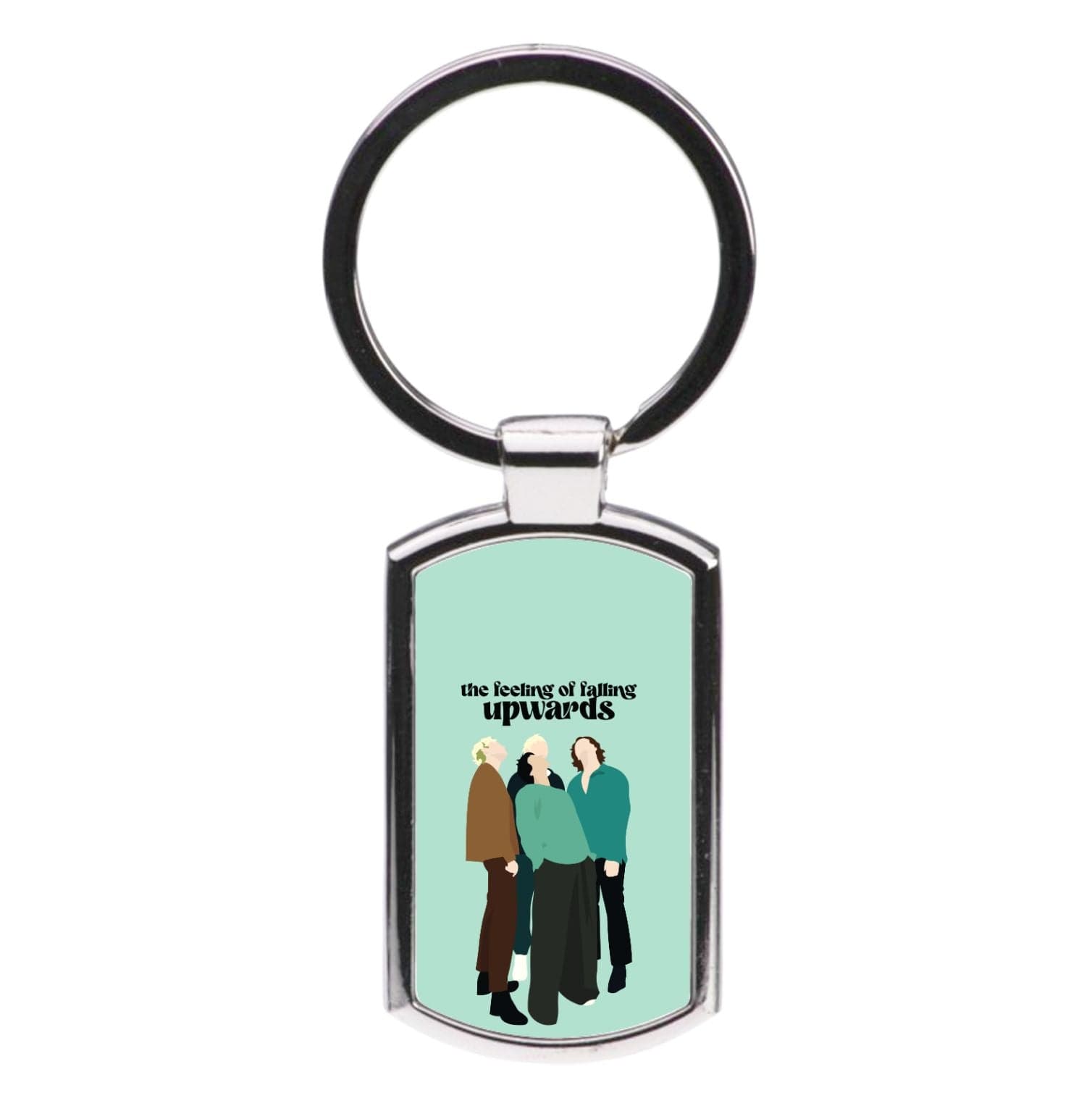 The Feeling Of Falling Upwards Luxury Keyring