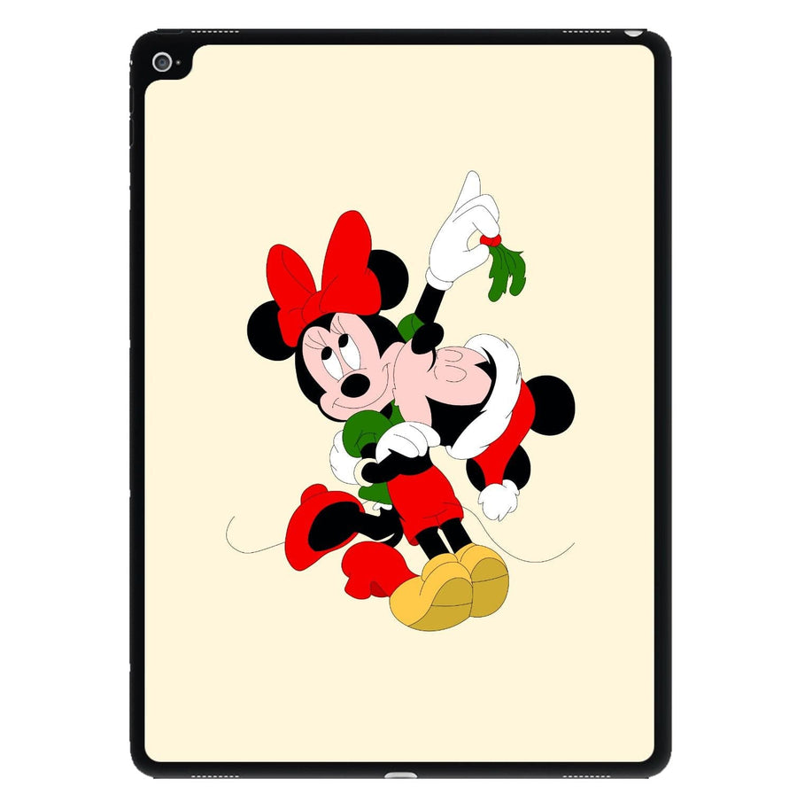Mistletoe Mickey And Minnie Mouse - Christmas iPad Case