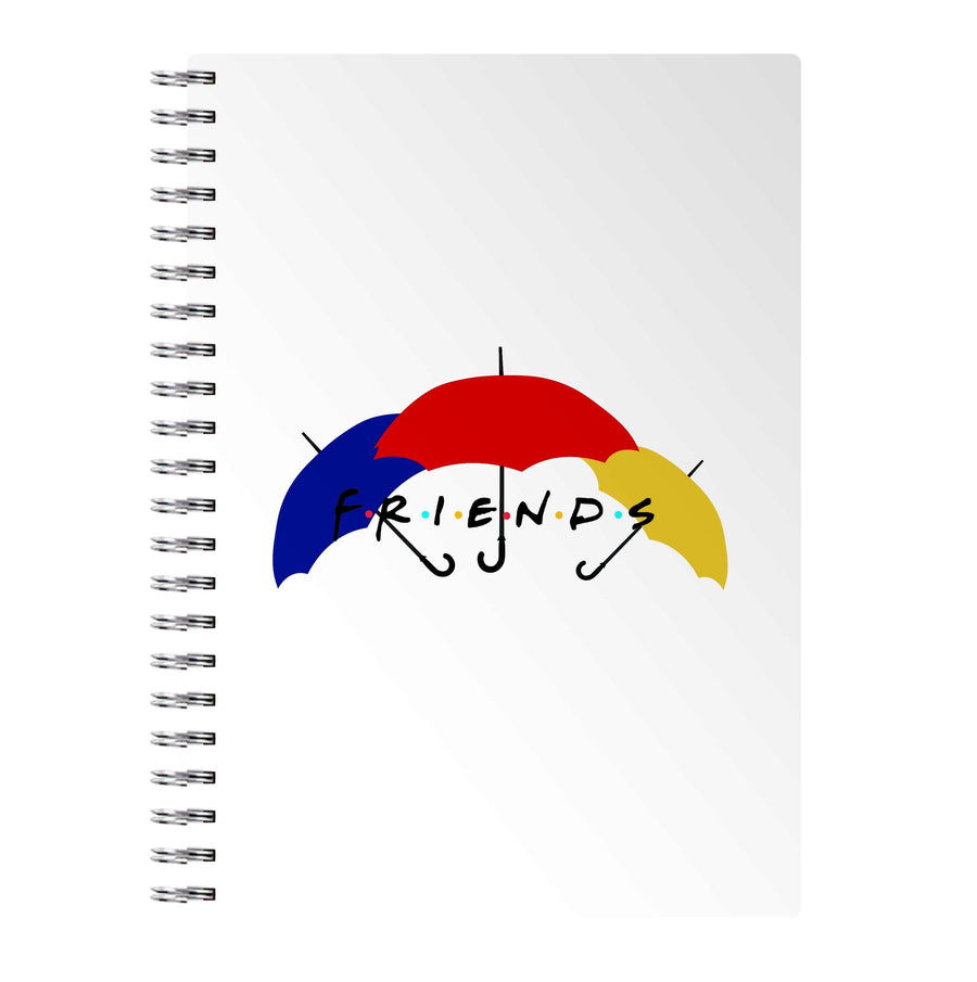 Umbrella Friends  Notebook