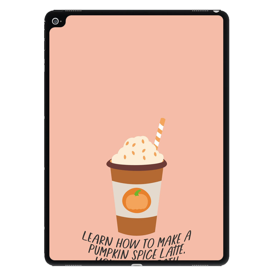 Learn How To Make A Pumpkin Spice Latte - Scream Queens iPad Case