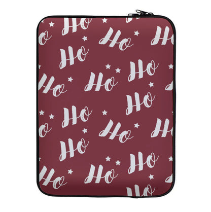 Ho Ho Ho Christmas Pattern Laptop Sleeve