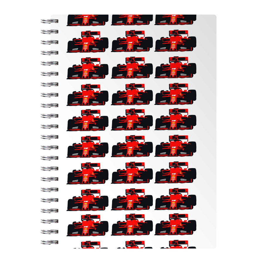 F1 Car Collage Notebook