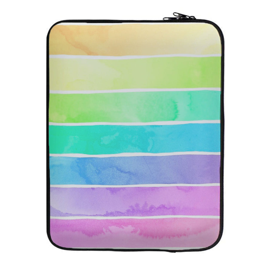 Summer Rainbow Stripes Laptop Sleeve