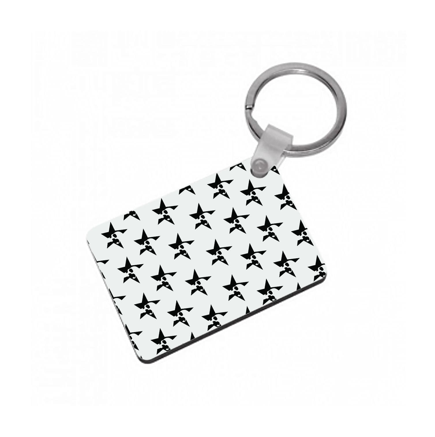 Skulls And Stars - Skate Aesthetic  Keyring