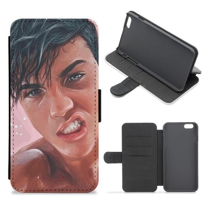 Grayson Dolan Painting - Dolan Twins Flip Wallet Phone Case - Fun Cases