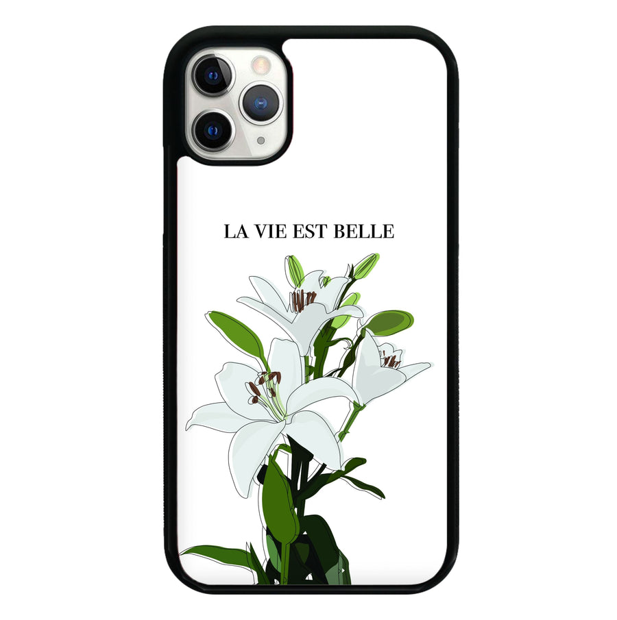 La Vie Est Belle - Clean Girl Aesthetic Phone Case