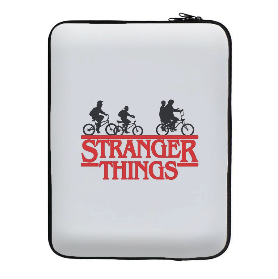 Stranger Things Cycling Logo Laptop Sleeve
