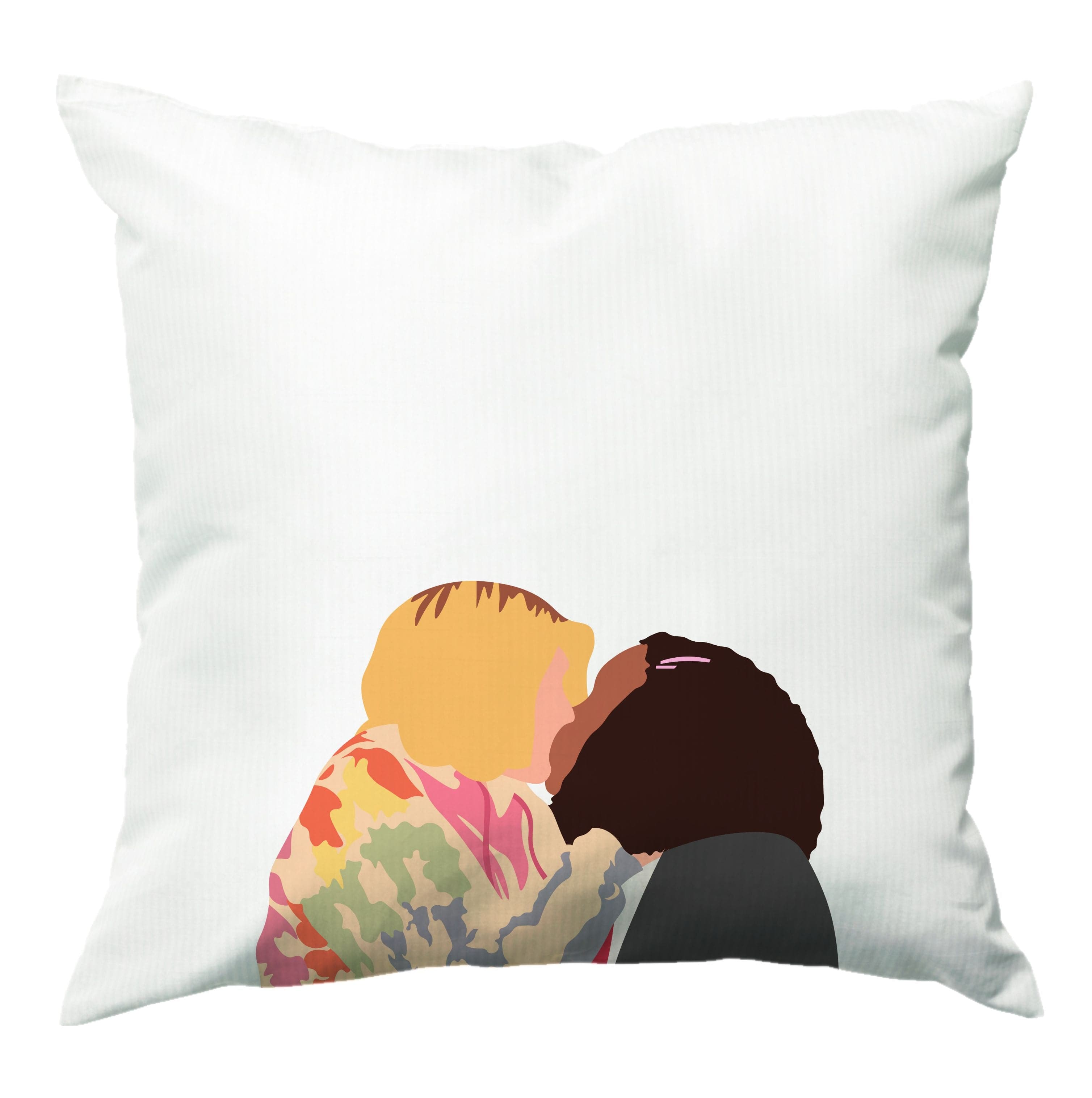 Tara And Darcy - Heart TV Cushion