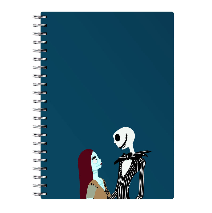 Sally And Jack Affection - Nightmare Before Christmas Notebook