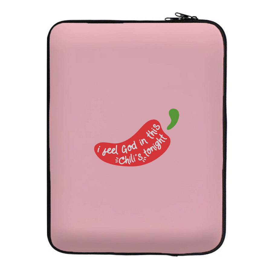 I Feel God In This Chilli's Tonight - The Office Laptop Sleeve