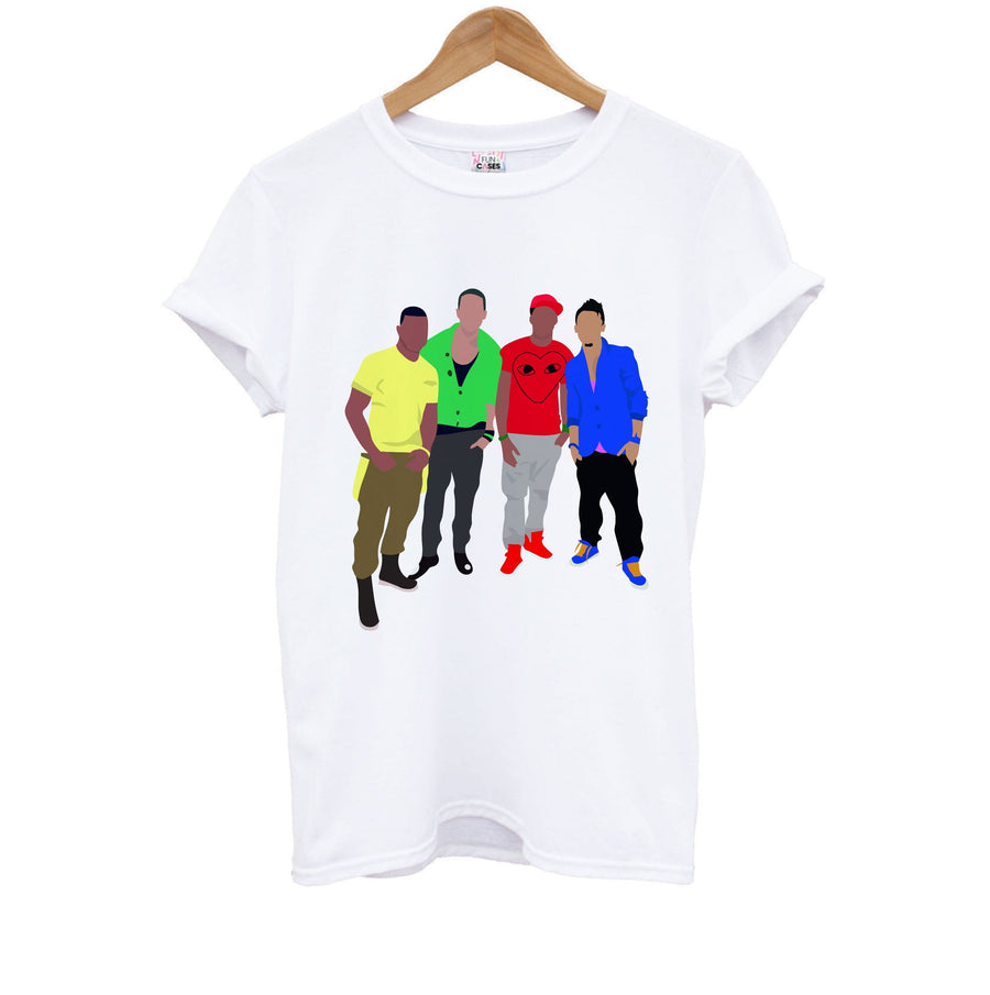 Members Purple - JLS  Kids T-Shirt