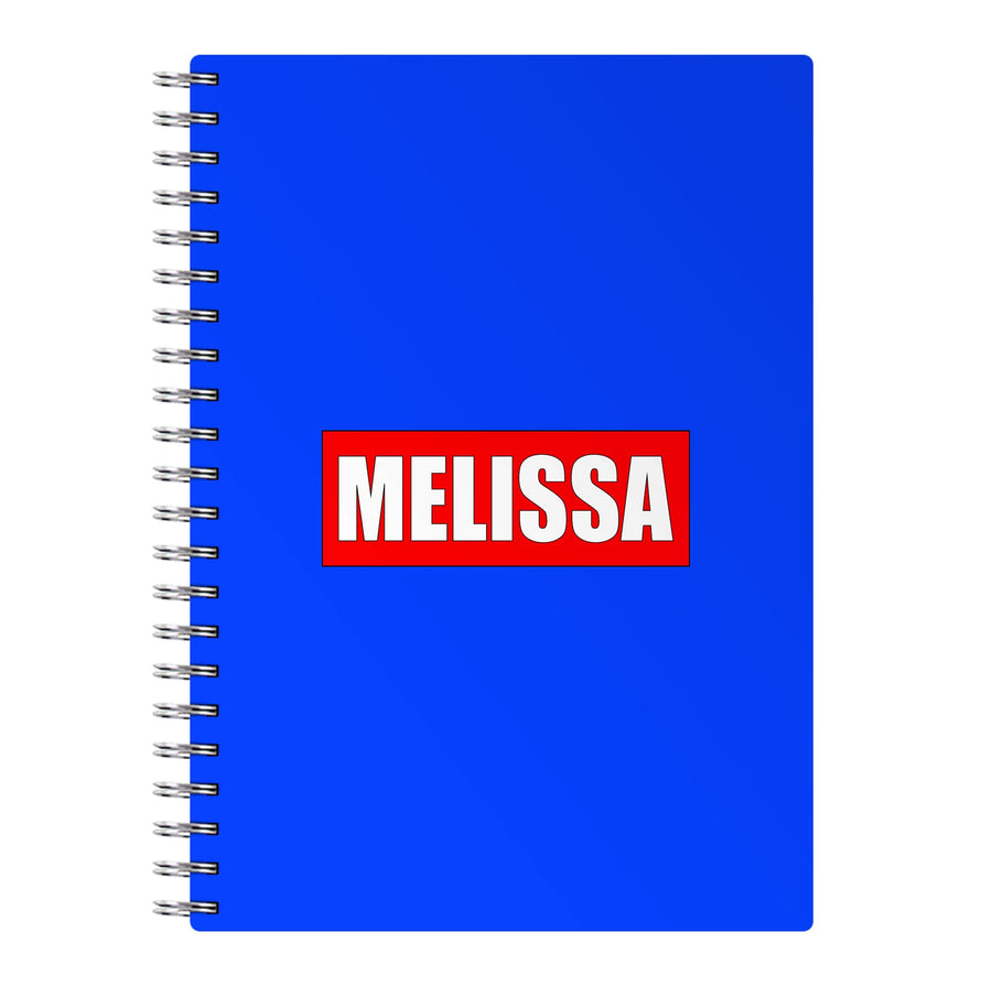 Red And Blue - Personalised Marvel Notebook