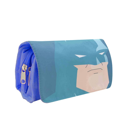 Blue Bat Superhero Pencil Case