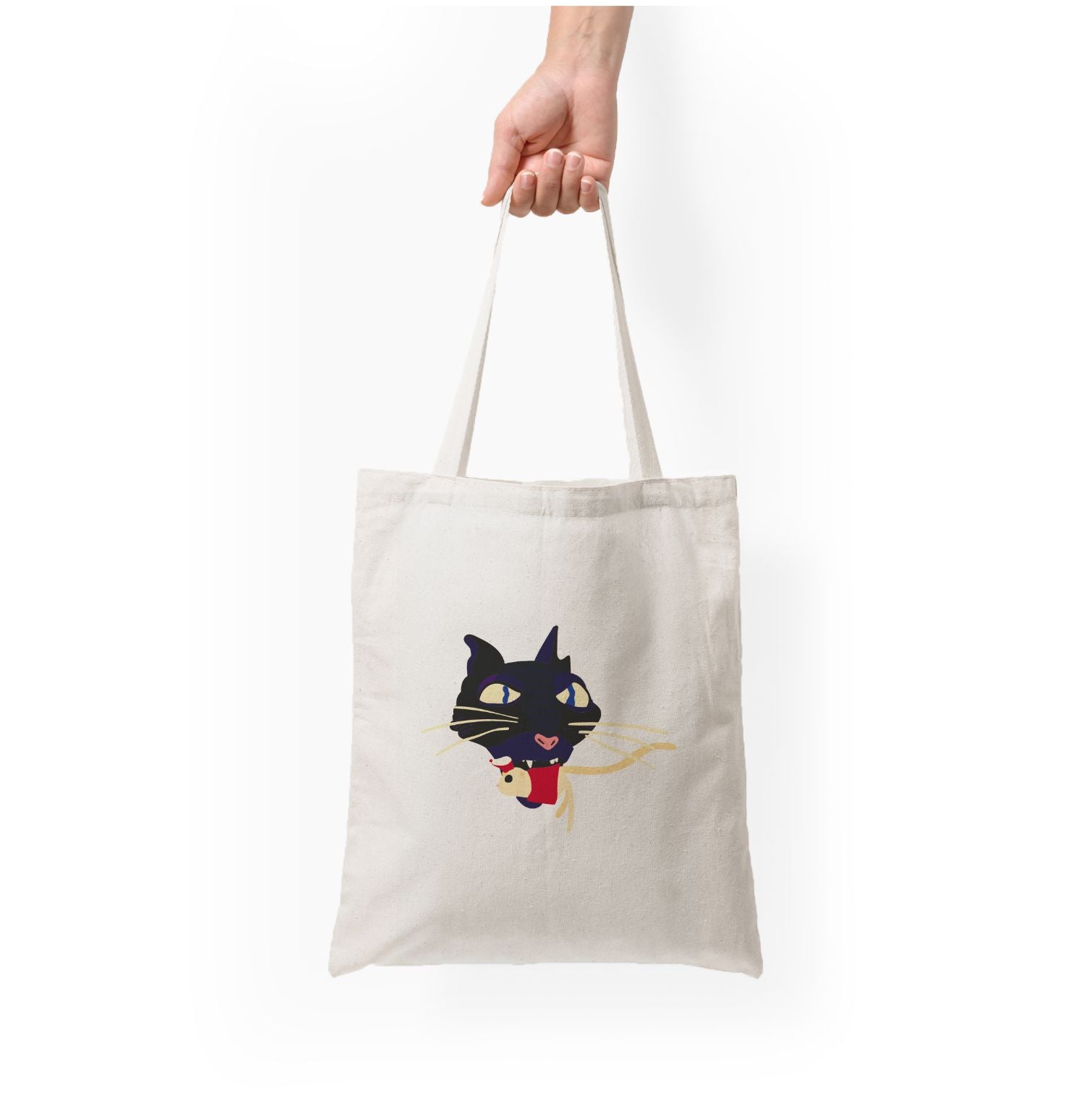 Mouse Eating Tote Bag