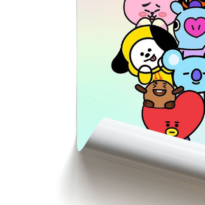 Pastel BT21 - K Pop Poster