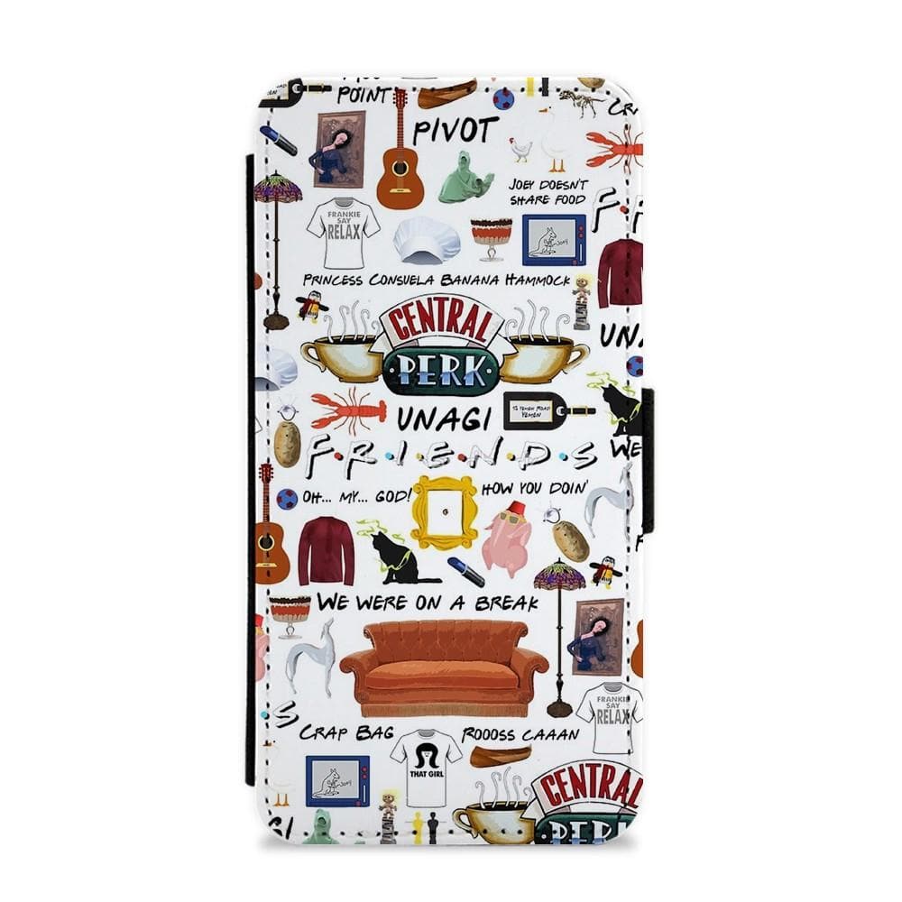 Friends Collage Flip / Wallet Phone Case - Fun Cases