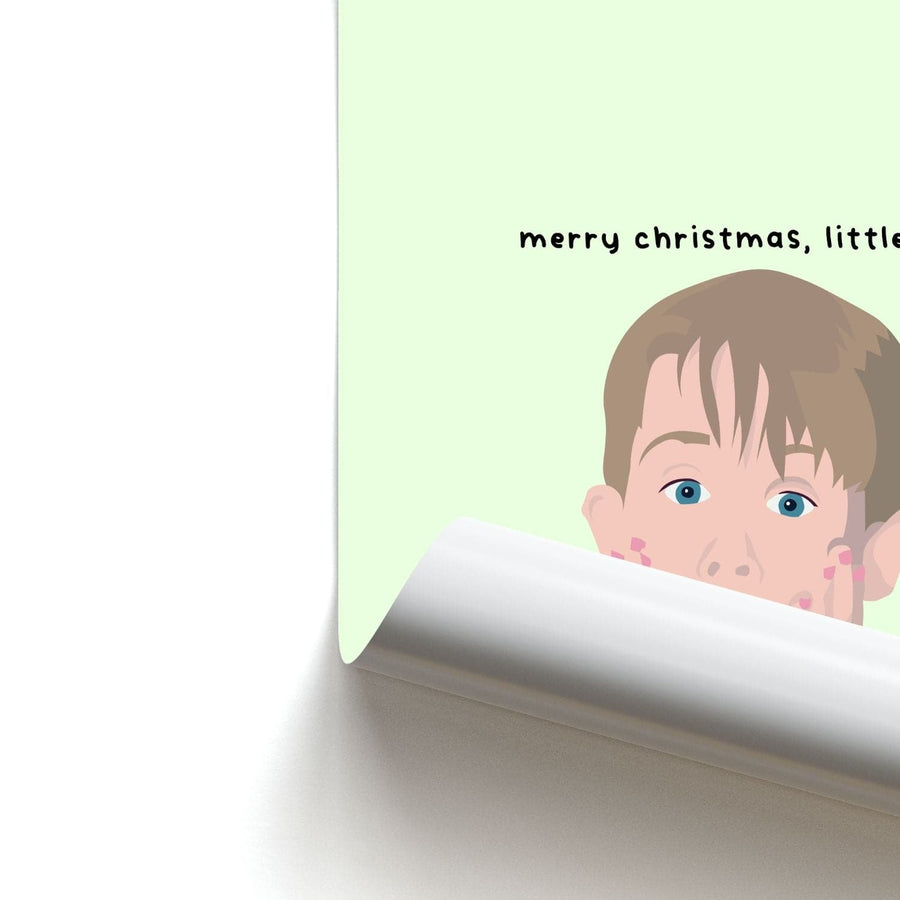 Little Fella Home Alone - Christmas Poster