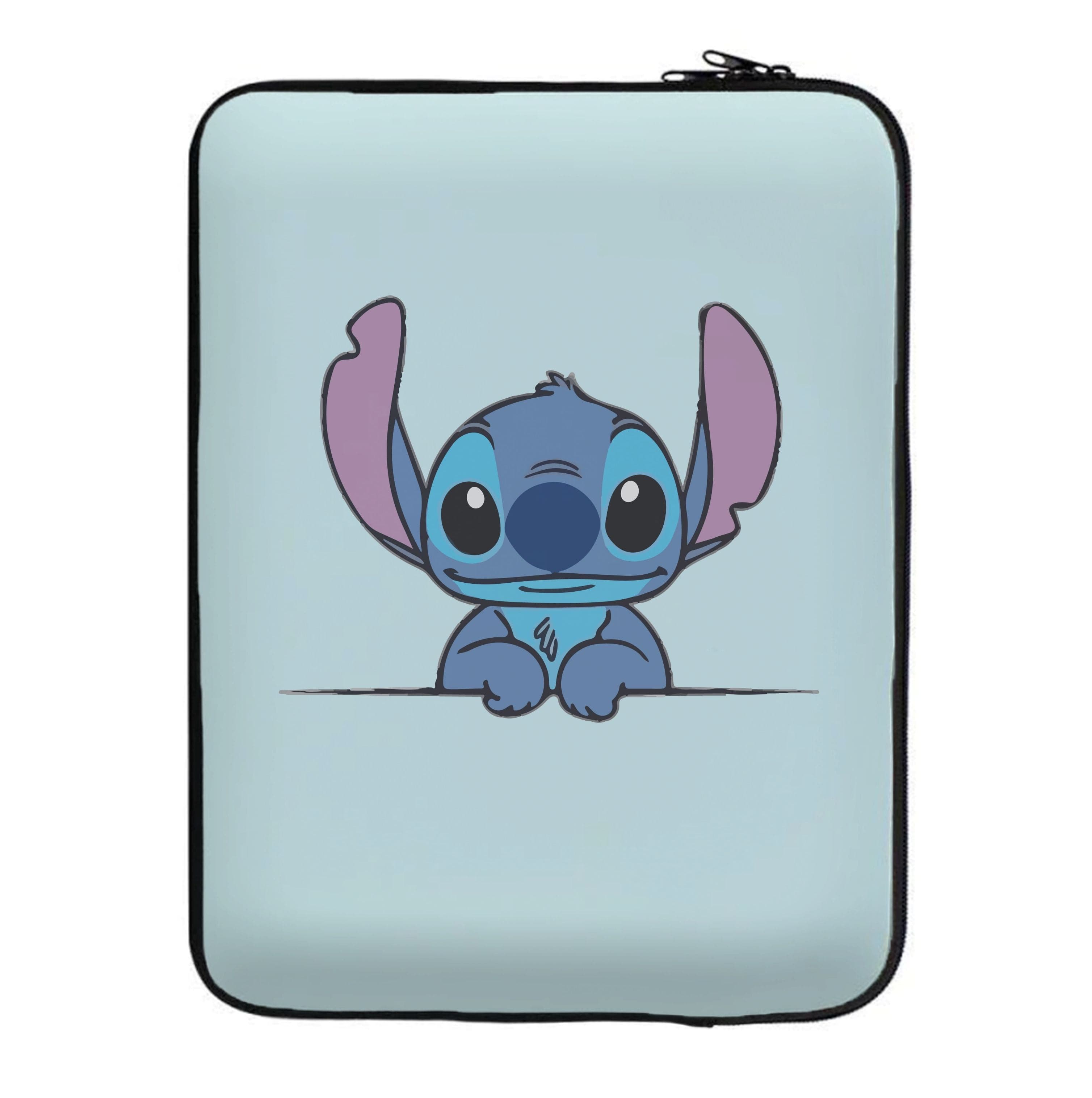 Alien Blue Leaning Laptop Sleeve