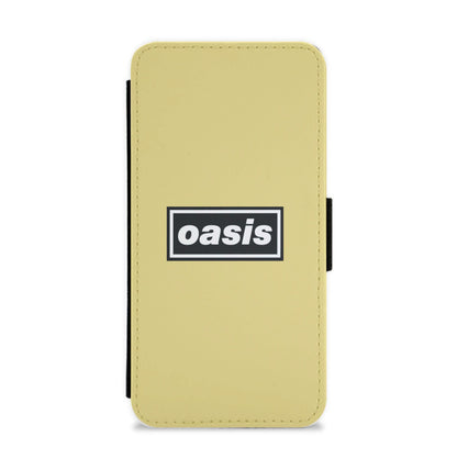 Band Name Yellow Flip / Wallet Phone Case