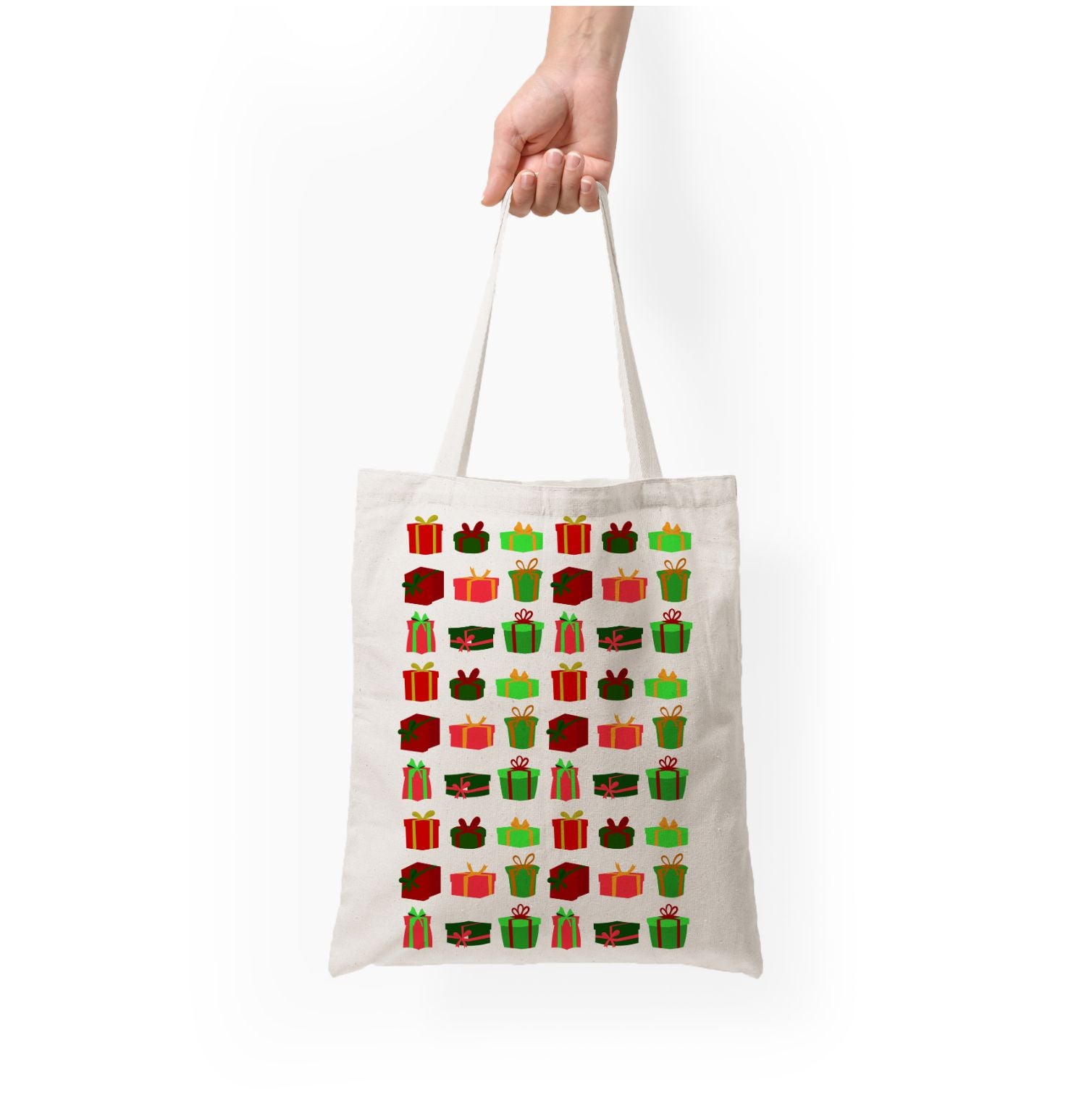 Presents - Christmas Patterns Tote Bag