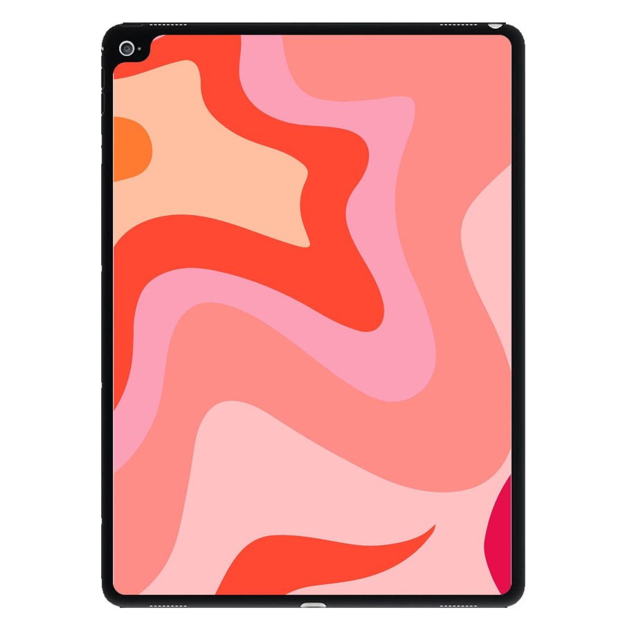 Abstract Pink And Purple iPad Case