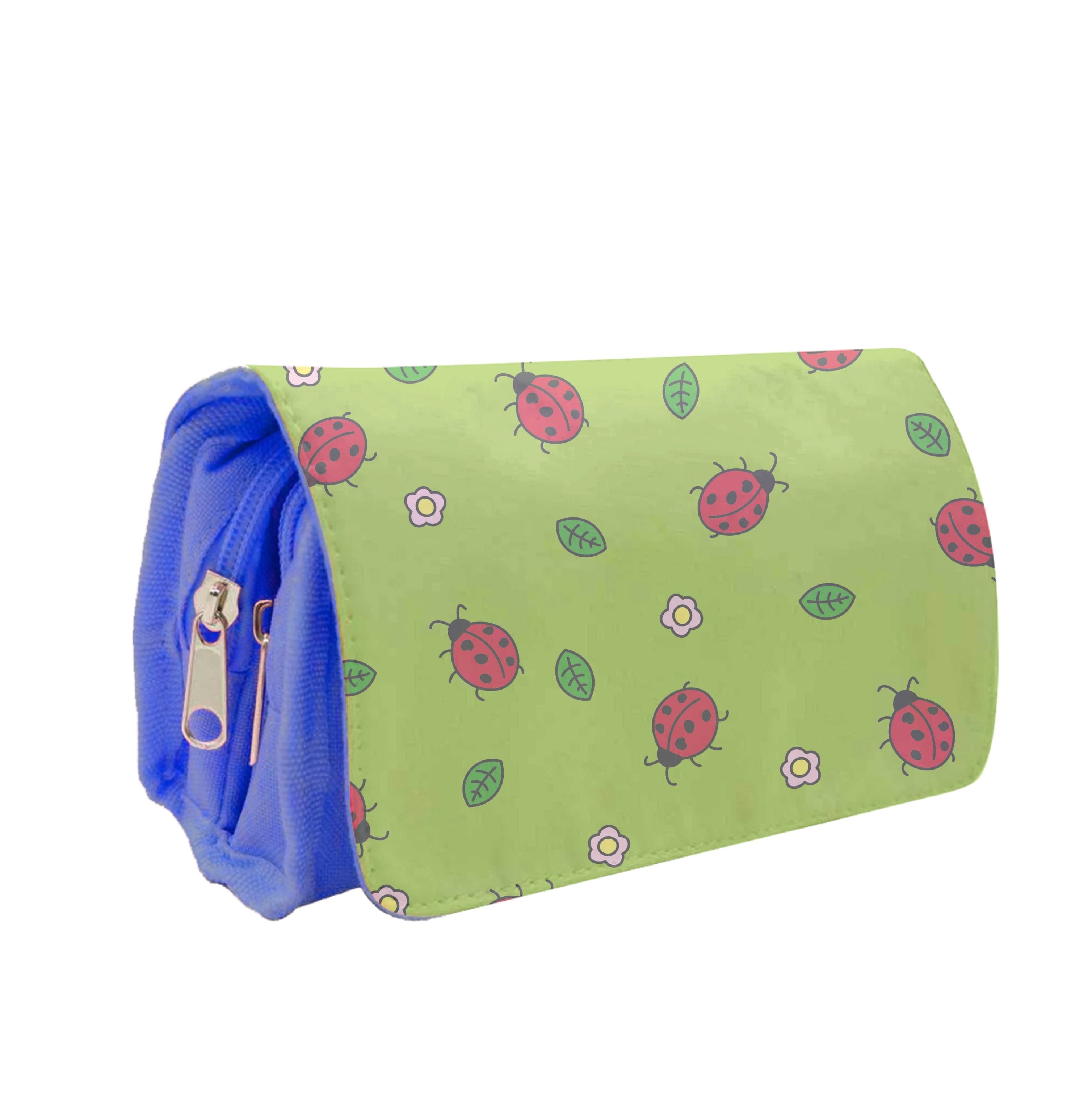 Ladybugs And Flowers - Spring Patterns Pencil Case