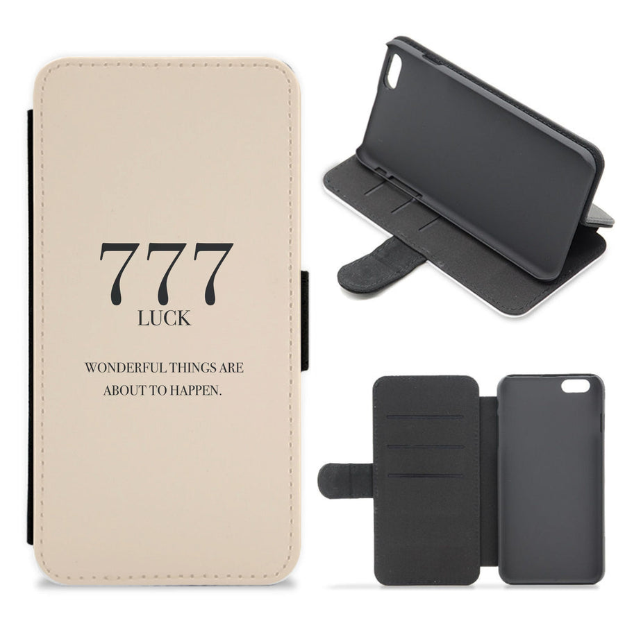 777 - Angel Numbers Flip / Wallet Phone Case