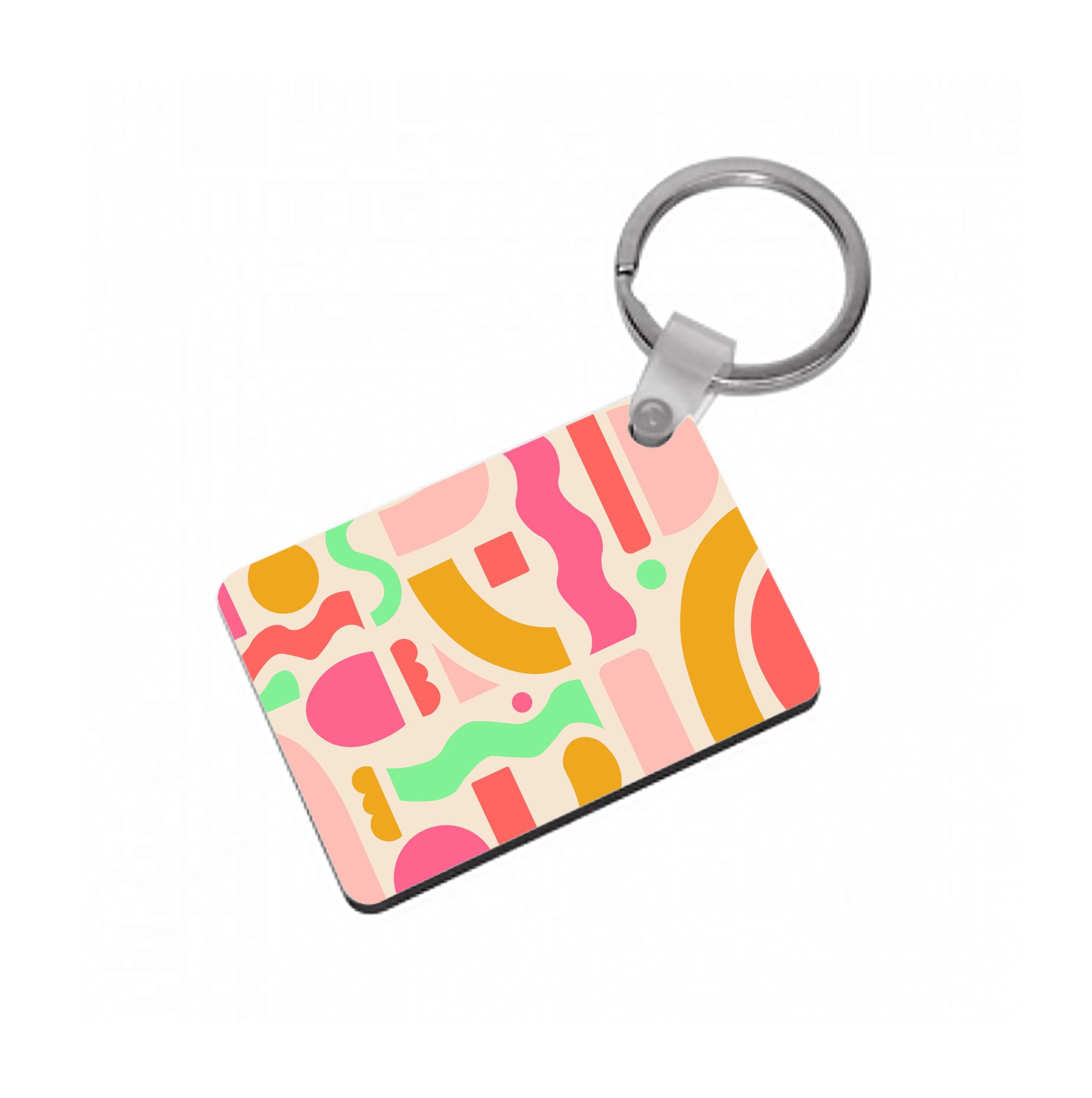 Abstract Patterns 21 Keyring