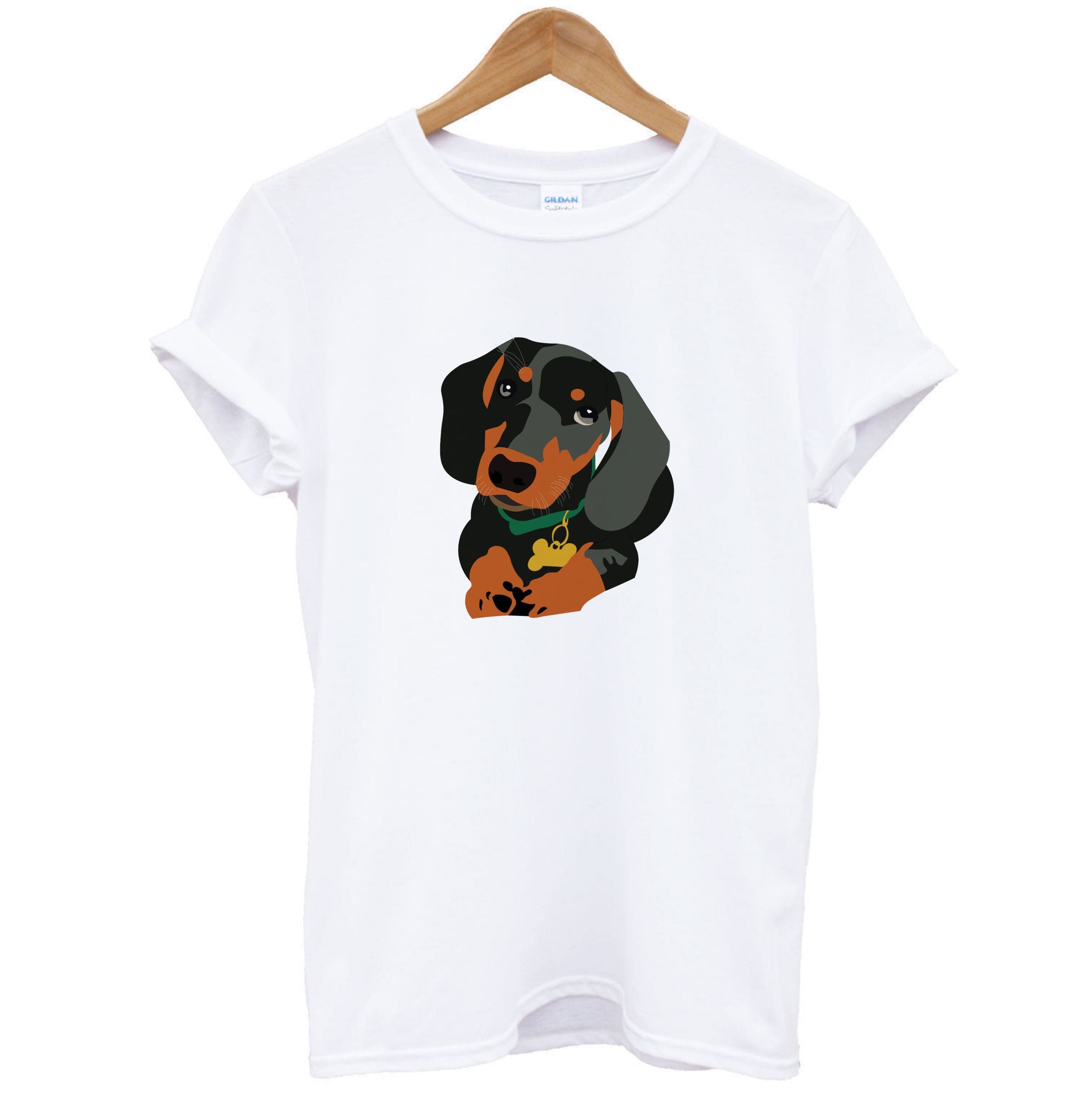 Black & brown - Dachshunds T-Shirt