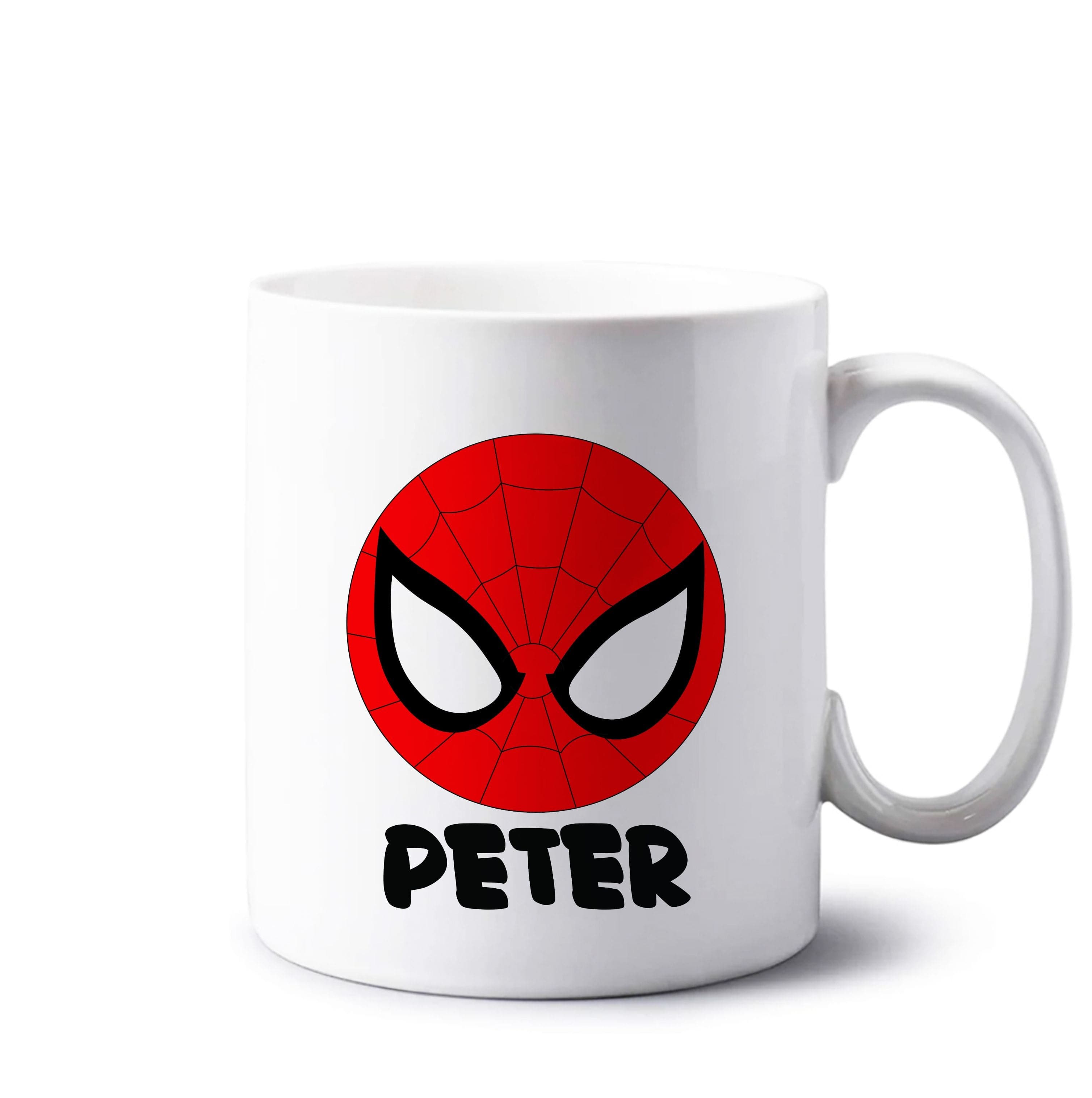 SpiderMan - Personalised Superhero Comic Mug