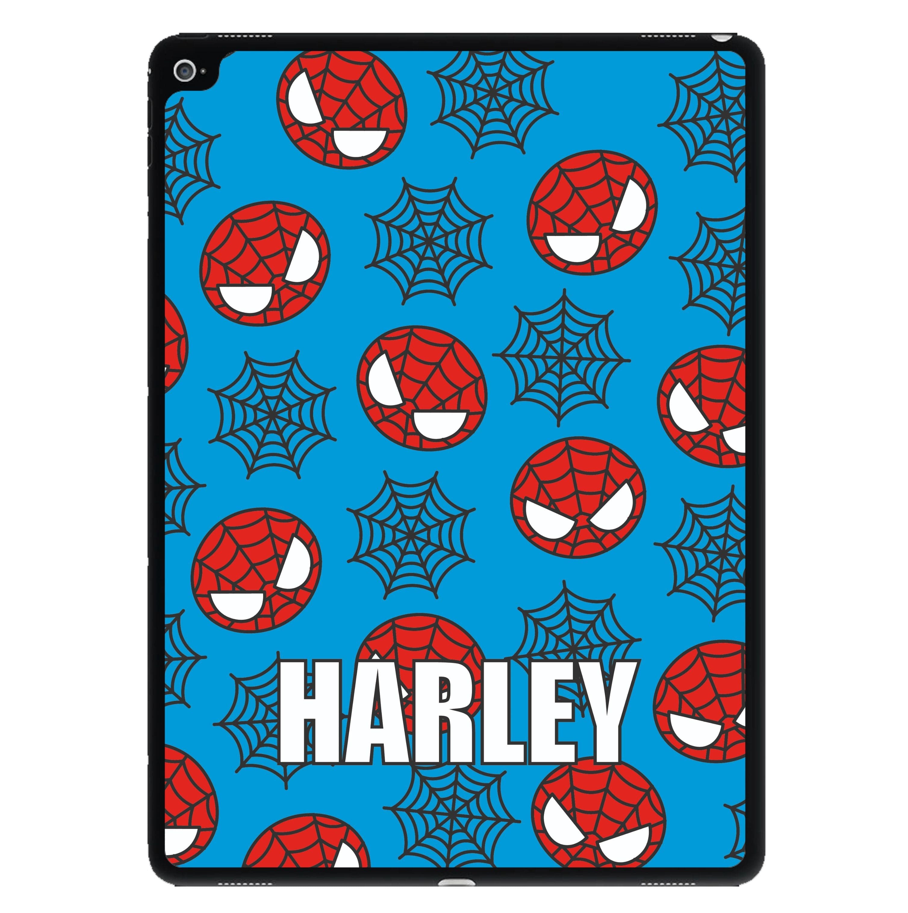 Spiderman And Webs - Personalised Superhero Comic iPad Case