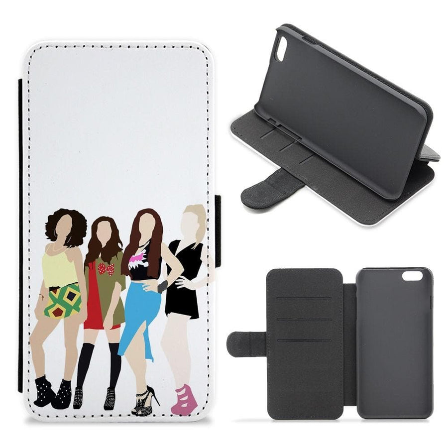 Little Mix Cartoon Flip / Wallet Phone Case - Fun Cases