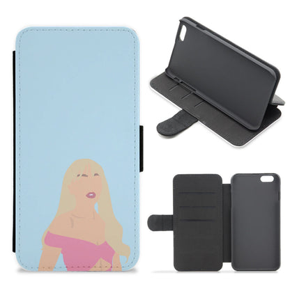 Pink Dress Flip / Wallet Phone Case