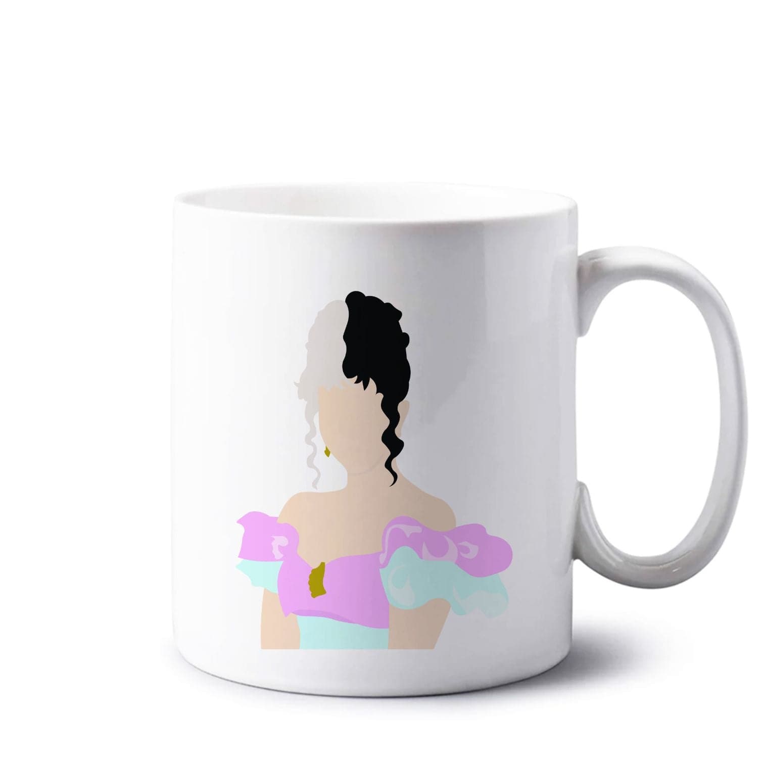 Blue And Pink Dress Mug