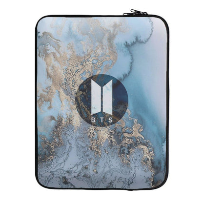 K-Pop Band Logo Marble Laptop Sleeve