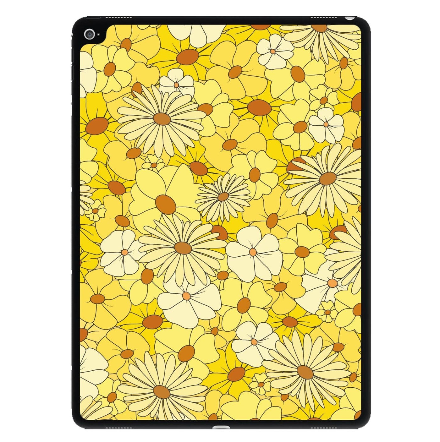 Yellow Flower Pattern - Mothers Day iPad Case