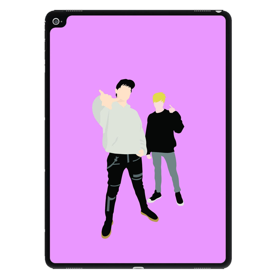 Standing - Sam And Colby iPad Case