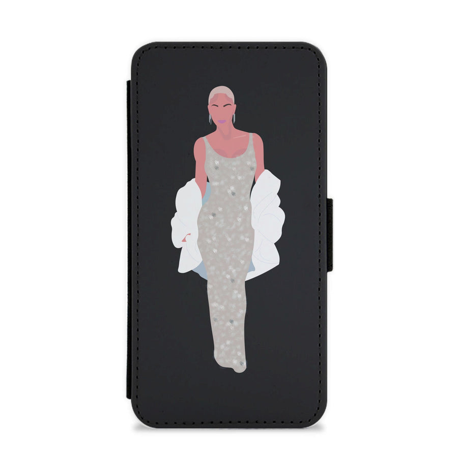 Marilyn dress - Kim Kardashian Flip / Wallet Phone Case
