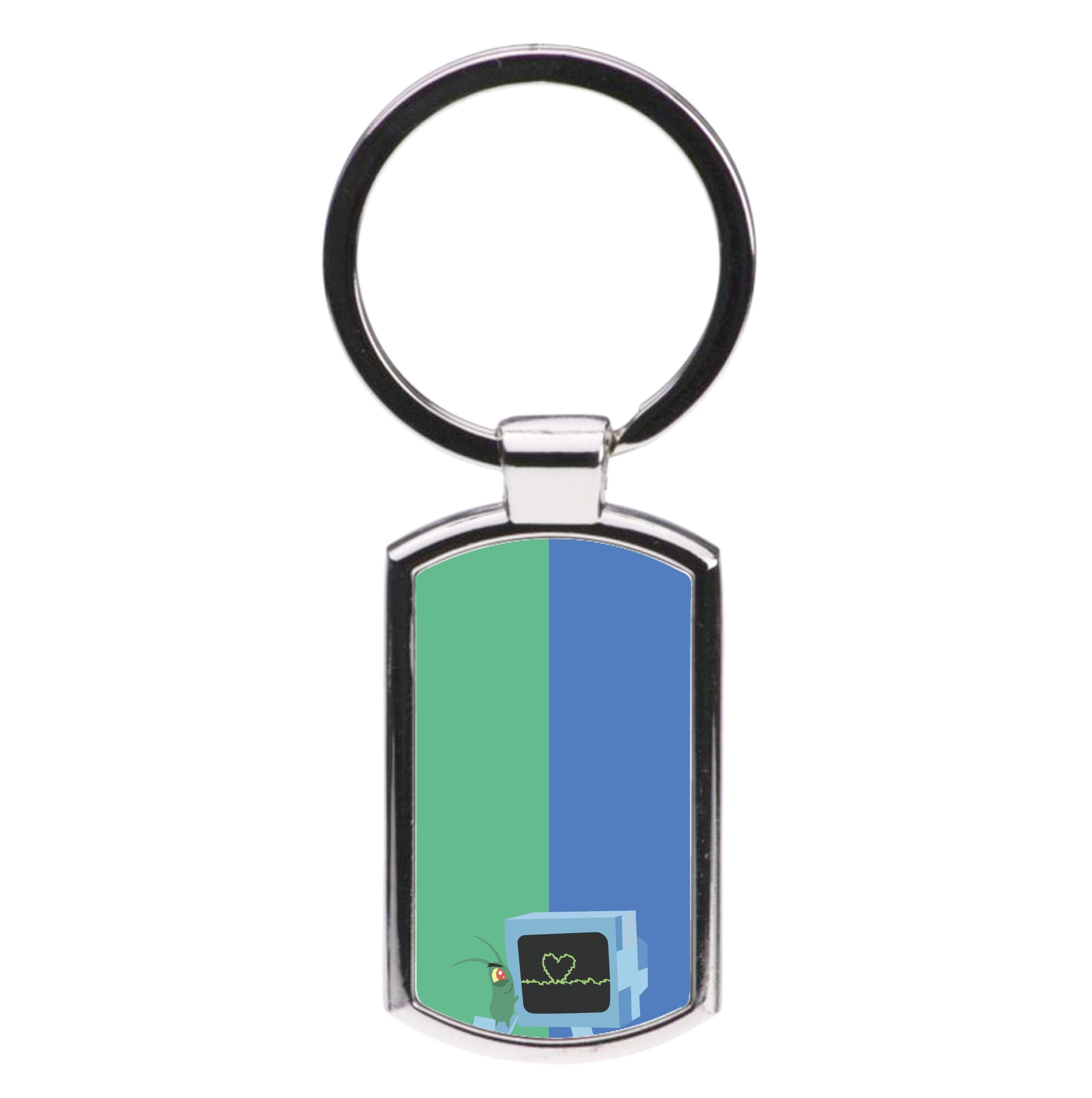 Plankton And Karen Luxury Keyring