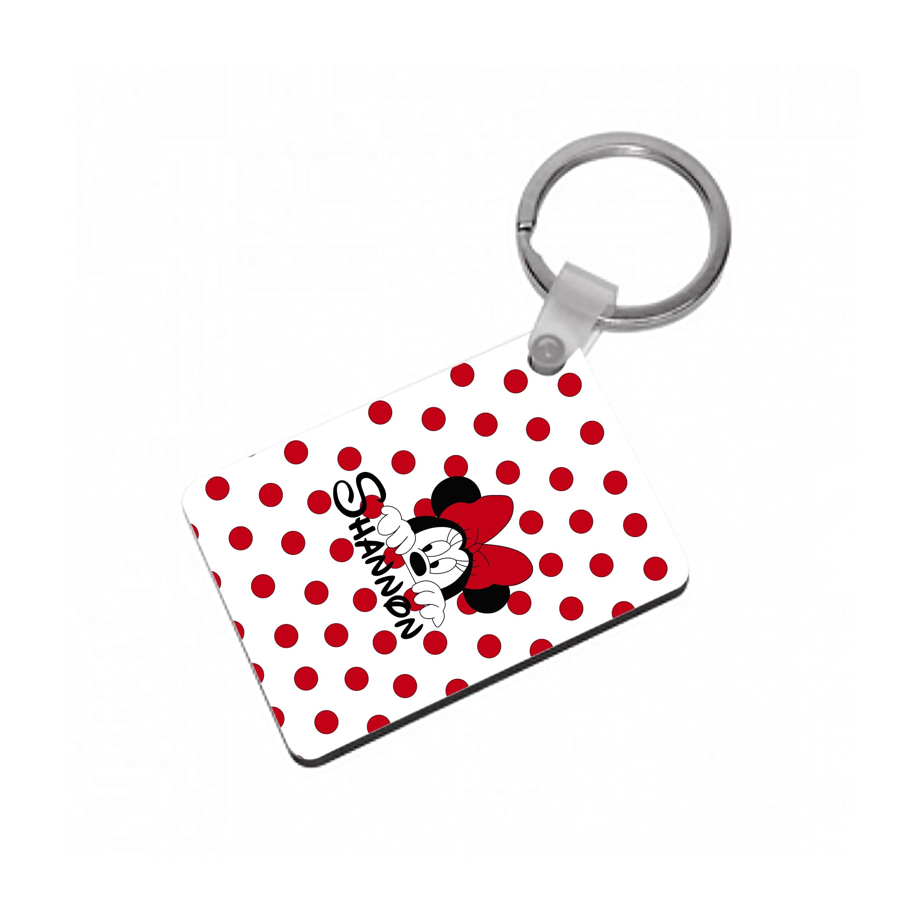 Minnie Mouse - Personalised Fairytale Keyring