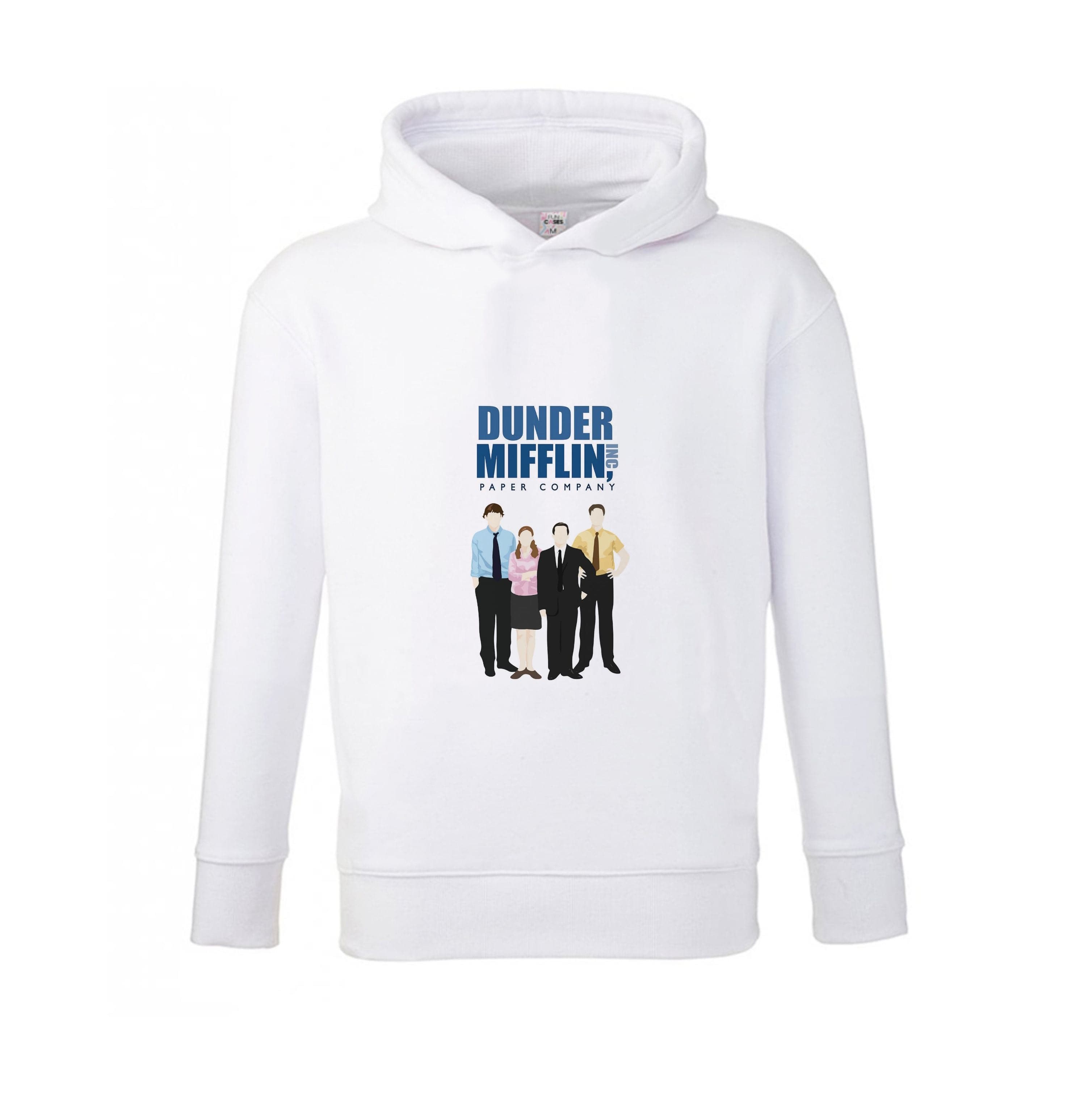 Office Cartoon - Dunder Mifflin Kids Hoodie