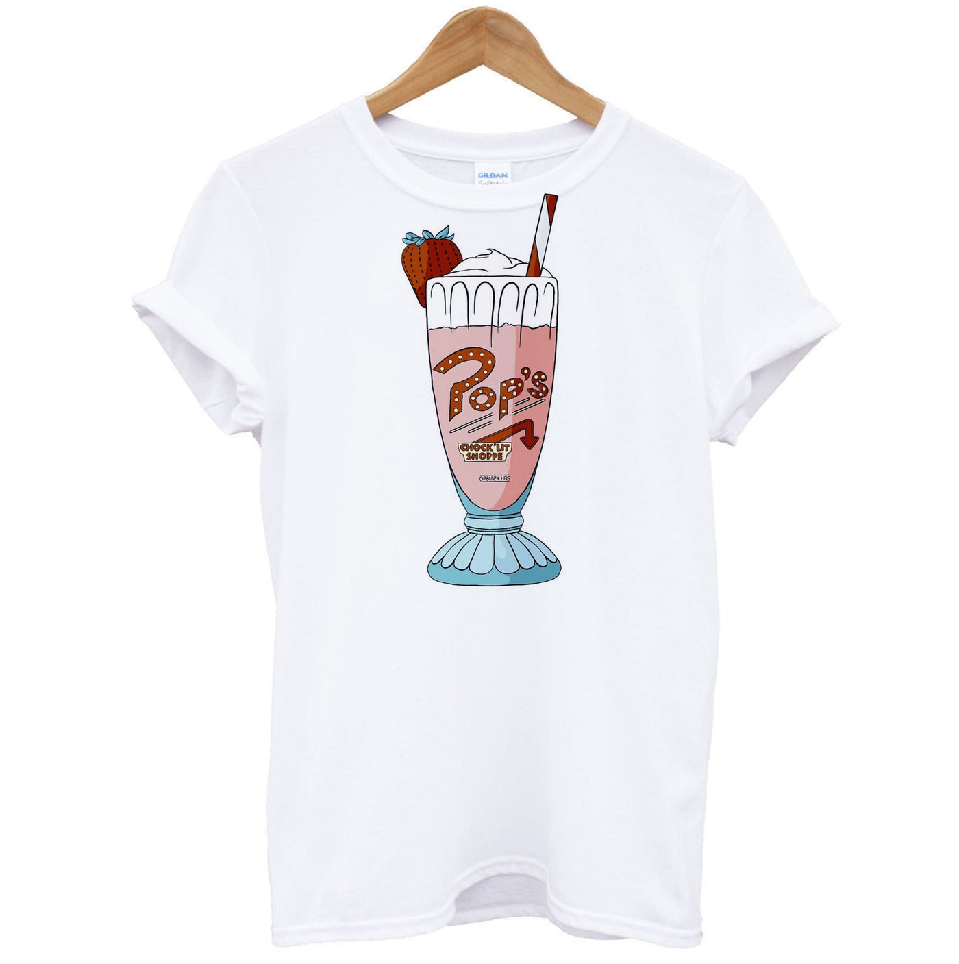 Pop's Chock'lit Shoppe Milkshake - Riverdale T-Shirt