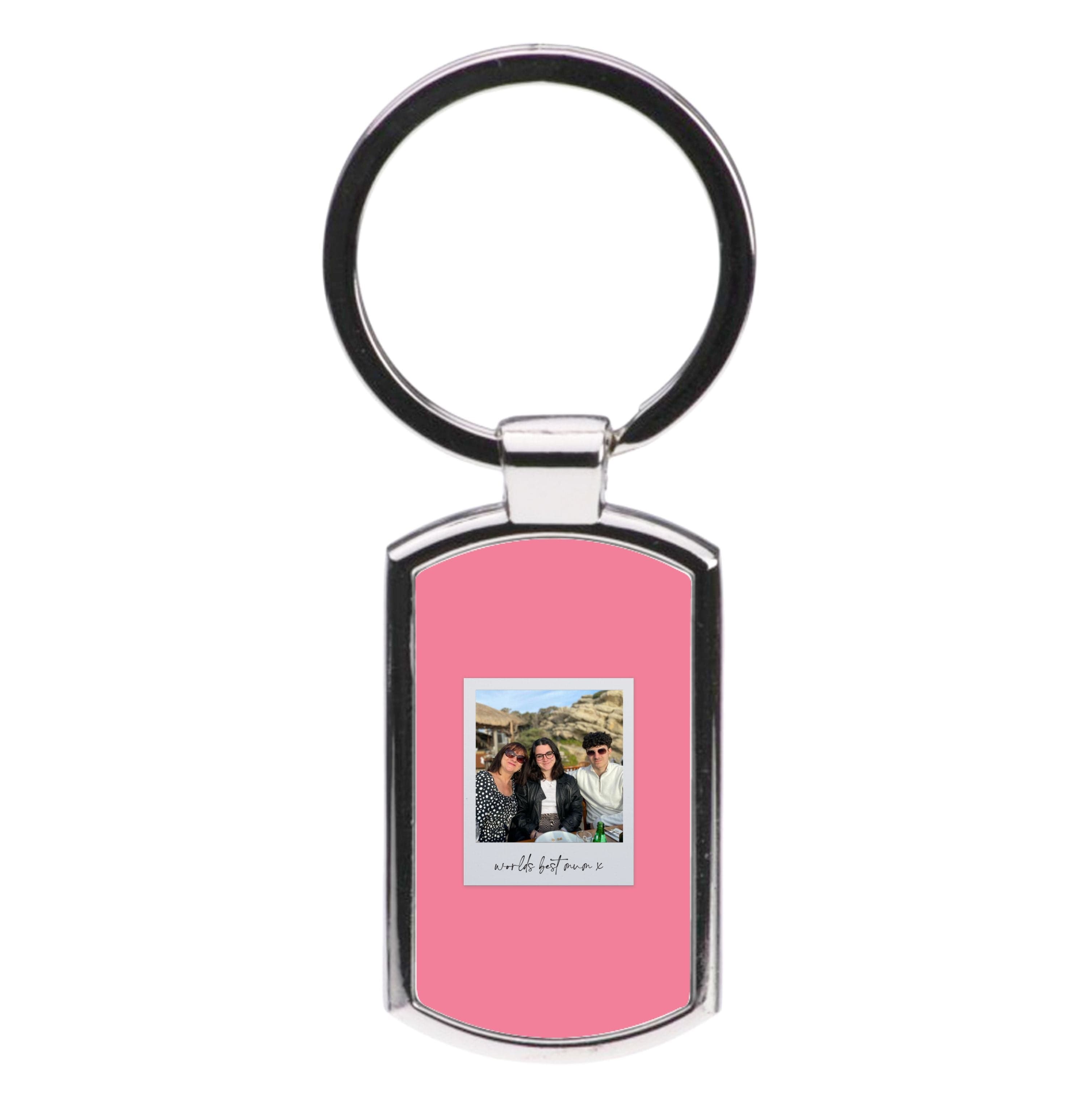 Worlds Best Mum Polaroid - Personalised Mother's Day Luxury Keyring